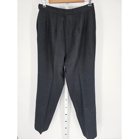 Pendleton Women's Black Elastic Waist Pockets Virgin Wool Pant  Size 10 - Picture 4 of 4